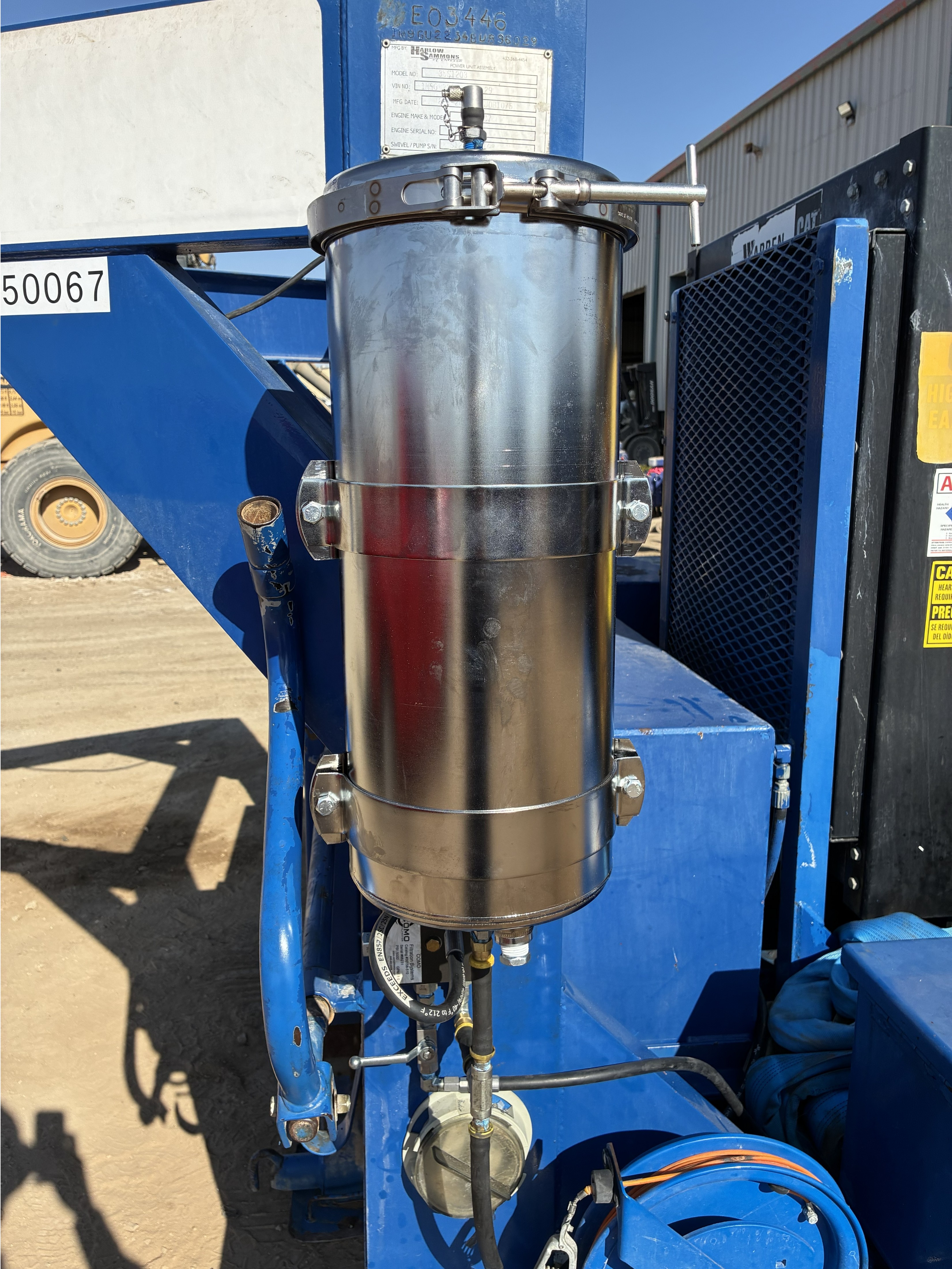FlowGuard hydraulic filter installed on rig equipment